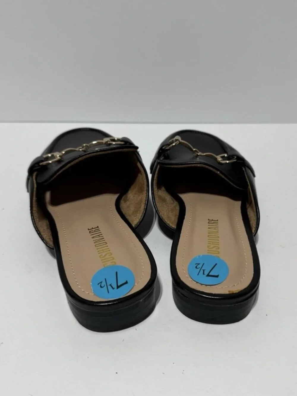 Cushionaire Womens Yoga Flats Black Size 7.5 M